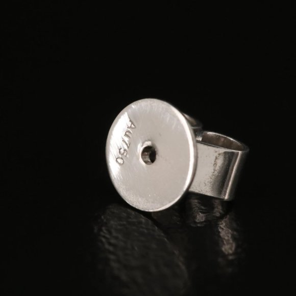 18K Gold 1.82 CTW Diamond Cluster Stud Earrings - Picture 6 of 6